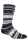 Heat Holders – Nordic pantoffelsokken voor heren – Zwart / Houtskool