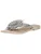 LAZAMANI Teenslipper  beige / zilver