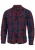 INDICODE JEANS Overhemd ‘Pomal’  blauw / rood