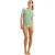 Roxy Nauwsluitende rashguard met grafische print voor dames (Groen)