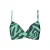 Beachlife voorgevormde beugel bikinitop groen/donkerblauw