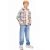 Retour Jeans geruit overhemd – grijs/lichtgeel