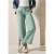 Cecil Dames Wide Legs gestructureerde broek in Groen