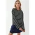 Gestreepte crewneck lange mouw katoenen top