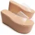 Montevita Platform Sandalen Platero in Beige