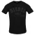 Diesel Monotone Reliëflogo Zwart Kaviaar T-shirt