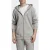 adidas Originals Three Stripe Zip Through Hoodie in grijs