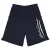 Plein Sport marineblauwe short met groot handtekeninglogo