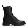 No Stress leren veterboots zwart