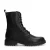 No Stress leren veterboots zwart
