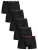 HUGO 5-Pack Katoenen Stretchboxers, Grijs