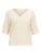 Object Trui Objthess 2/4 Lo V-neck Knit Top Noo 23045806 Sandshell Dames
