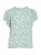 VILA Blouse ‘VIGREIS’  blauw / donkergroen / wit