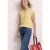 Street One Dames Shirt met losse schouders en gespleten hals in Geel