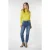 EsQualo Trousers Vintage High Waist Jeans Blue