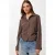 Aansluitende Poplin Shirt met Rimpel Detail