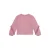 Daily7 rechtvallende longsleeve met ruches – oudroze