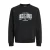 JACK & JONES regular fit sweater met print – zwart