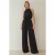 Brede Been Halter Nek Jumpsuit