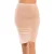 Dames Midi Onderrok met Elastische Tailleband Q300
