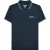Lambretta Heren SS25 Twin Tip Poloshirt (Marineblauw/Cameo)