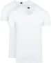 Suitable Vita T-Shirt V-Hals Wit 2-Pack