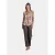 Mucho Gusto Blouse vinci met panterprint en kunstzinnige gedrukte tasjes