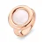 Orphelia Dames 925 Sterling Zilveren Ring – Roze ZR-7197/GR