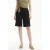 Short met hoge taille, wijde pijpen en tailoringlook