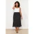 Trendyol Curve Dames Zwart Stippen Maxi Zeemeermin Grote maten Rokken