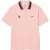 Lacoste Herenpolo met korte mouwen, relaxte pasvorm en zijsplitten van Roland Garros (Roze)