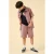 ONLY & SONS JUNIOR regular casual short oudroze