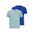 TYGO & vito T-shirt – set van 2 lichtblauw/hardblauw