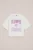 WE Fashion – Meisjes T-shirt met embroidery – Oversized – Lila – Katoen –