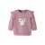 NAME IT BABY sweater met ruches en print – lila