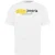 Palm Angels Unisex T-shirt voor volwassenen met Londen-spuitverfprint (Wit/Geel)