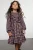 TRENDYOLKIDS Meisjes Roze Geruit Kort / Mini Lang Casual Recht Jurken