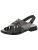 THINK! Sandalen met riem  grijs / donkergrijs / zwart