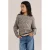 WE Fashion blousetop met print – ecru