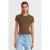 Slim Fit Katoenen V-hals T-shirt