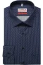 Marvelis Modern Fit Overhemd marine/wit, Motief