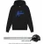 Malelions Junior Essentials Hoodie | Black/Cobalt