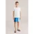 WE Fashion zwemshort donkerblauw/lichtblauw