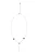 MYMO Ketting  zwart / zilver