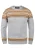 INDICODE JEANS Trui ‘Lurdes’  bruin / grijs / kaki / oranje