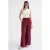 Hoge Taille Textuur Muslin Stof Broek