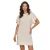Dames t-shirt jurk Makadamia