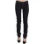 Just Cavalli Zwarte Katoenen Lage Taille Skinny Denim Broek