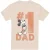 Disney Heren Nummer 1 Papa Mickey Mouse T-Shirt (Natuurlijk)