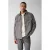 Shoeby relaxed fit geruit overshirt met wol – grijs